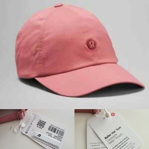NEW LULULEMON Sweat Wicking Quick Dry SOFT MAUVE PINK BALLER HAT NWT AUTHENTIC